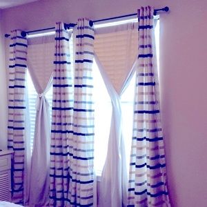 Set of 4 panels studio brand grommets Curtains